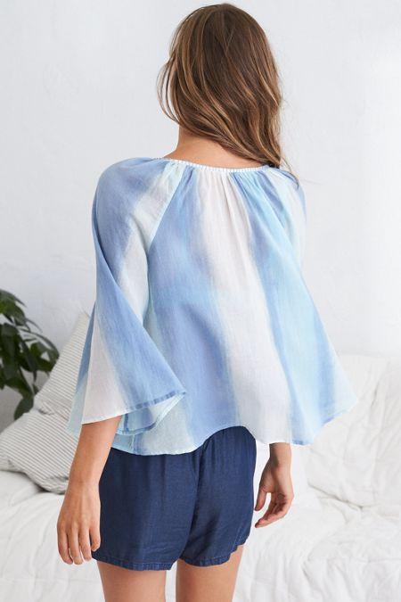 Aerie Ombre Peasant Top