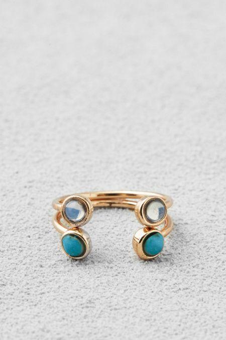 American Eagle Outfitters Ae Midi Ring Duo