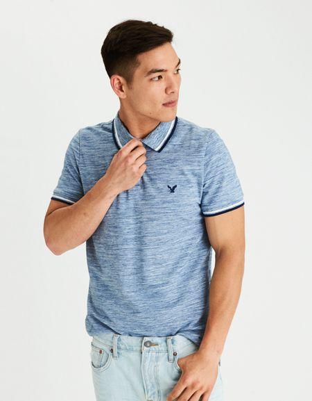 American Eagle Outfitters Ae Pique Flex Polo