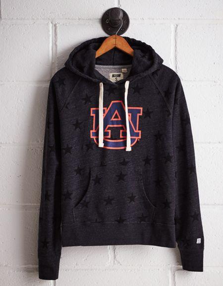 Tailgate Women's Auburn Terry Fleece Star Hoodie