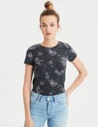 American Eagle Outfitters Ae Soft & Sexy Burnout Pocket T-shirt