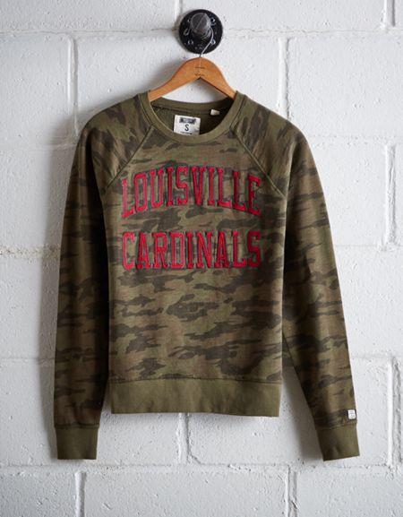 Tailgate Women's Louisville Camo Fleece Sweatshirt