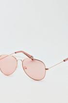 American Eagle Outfitters Ae Pink Aviator Sunglasses