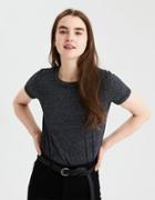 American Eagle Outfitters Ae Burnout Ringer Tee
