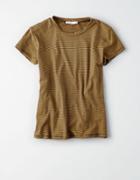 American Eagle Outfitters Don't Ask Why Striped Tomgirl Tee