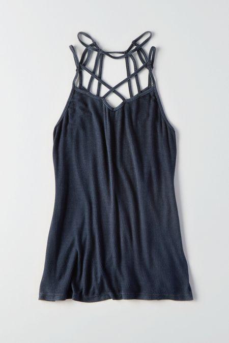 American Eagle Outfitters Ae Soft & Sexy Cage Jegging Top