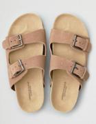 American Eagle Outfitters Ae Double Buckle Molded Footbed Sandal