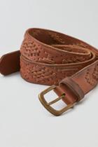American Eagle Outfitters Ae Braided Leather Belt