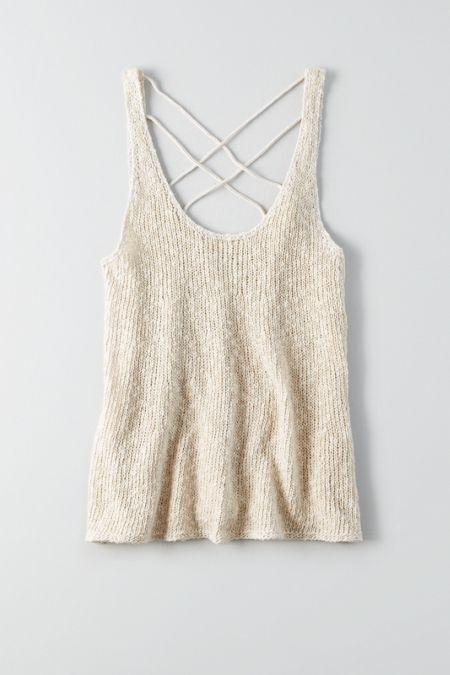 American Eagle Outfitters Ae Strappy Back Tank