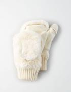 American Eagle Outfitters Ae Faux Mink Mitten