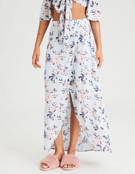 American Eagle Outfitters Ae Floral Maxi Skirt