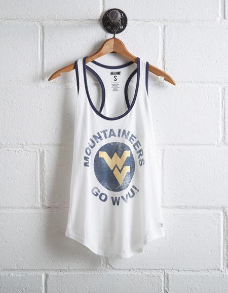 Tailgate Women's Wvu Ringer Tank