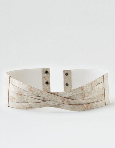 American Eagle Outfitters Ae Woven Corset Belt