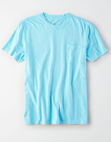 American Eagle Outfitters Ae Super Soft Pocket Tee