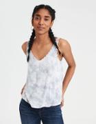 American Eagle Outfitters Ae Soft & Sexy Scallop Edge Swing Tank