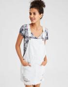 American Eagle Outfitters Ae Ripped Overall Skirt