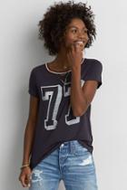 American Eagle Outfitters Ae Soft & Sexy Ringer 77 T-shirt