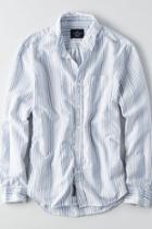 American Eagle Outfitters Ae Classic Stripe Oxford Shirt