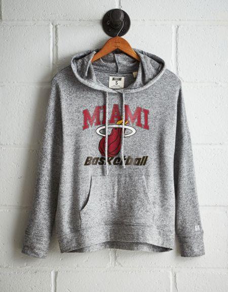 Tailgate Women's Miami Heat Plush Hoodie