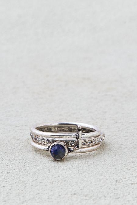 American Eagle Outfitters Ae J Initial Ring Set