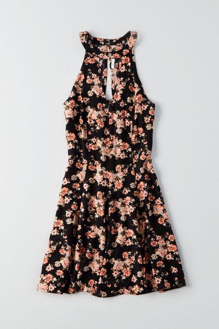 American Eagle Outfitters Ae Keyhole Dress