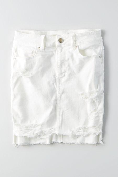 American Eagle Outfitters Ae Destroyed Denim Skirt