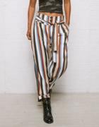 American Eagle Outfitters Dont Ask Why Button Front Tie Waist Pants