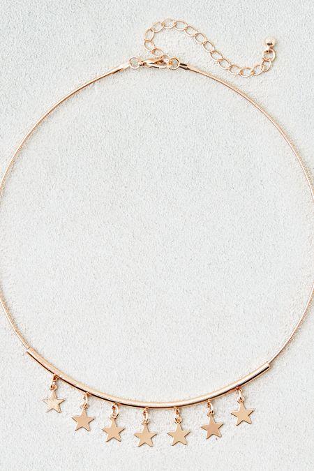 American Eagle Outfitters Ae Dangle Star Charms Collar
