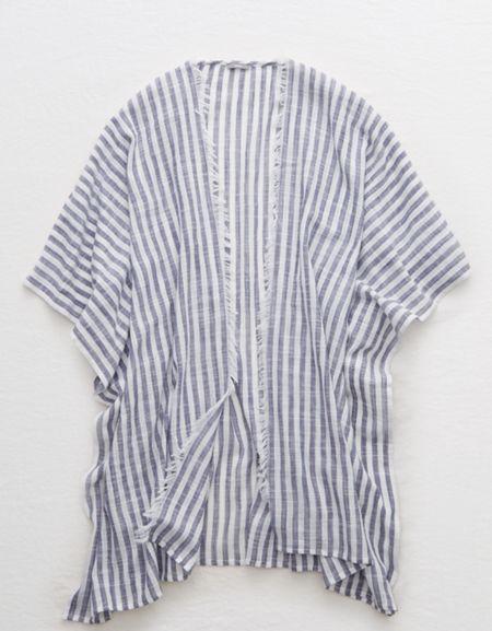 Aerie Striped Kimono