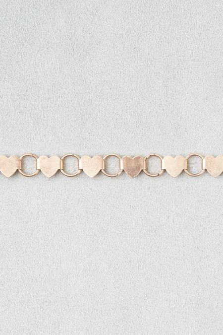 American Eagle Outfitters Ae Heart Links Metal Choker