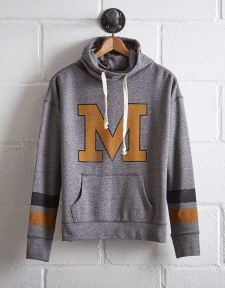 Tailgate Women's Missouri Tigers Cowl Neck Hoodie