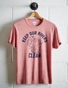 Tailgate Men's Wisconsin Clean Rivers T-shirt