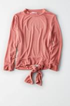 American Eagle Outfitters Don't Ask Why Tie Back Sweater