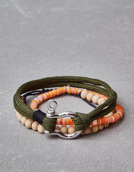 American Eagle Outfitters Ae Orange Bracelet Bundle