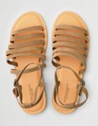 American Eagle Outfitters Ae Thin Multi Strap Suede Sandal