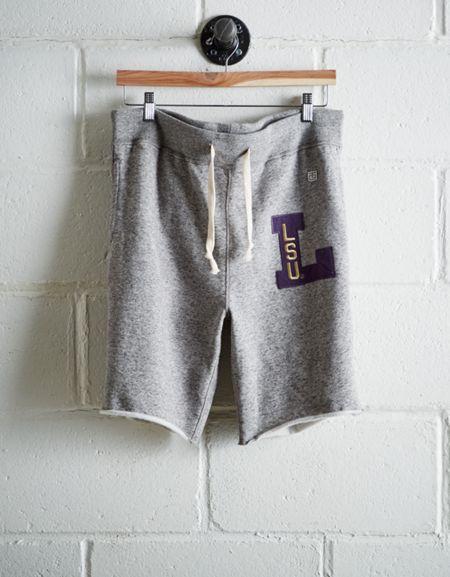 Tailgate Men's Lsu Tigers Cut-off Fleece Short