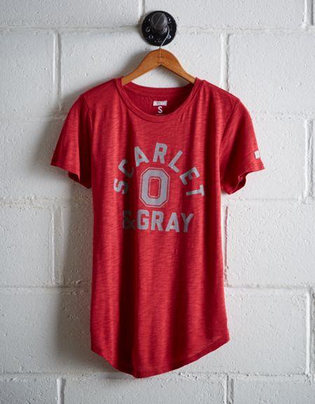 Tailgate Women's Ohio State Scarlet & Gray T-shirt