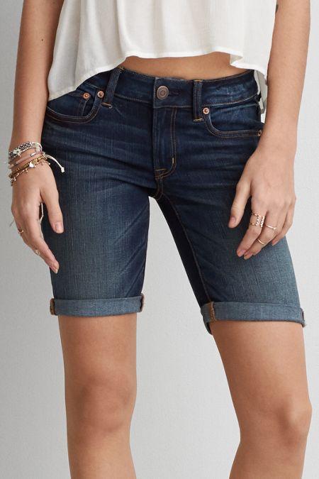 American Eagle Outfitters Ae Skinny Denim Bermuda Short