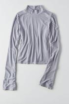 American Eagle Outfitters Don't Ask Why Bell Sleeve Mock Neck Shirt