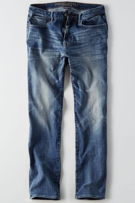 American Eagle Outfitters Ae Flex 4/360 Relaxed Straight Jean