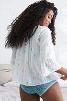 Aerie Embroidered Peasant Top