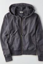 American Eagle Outfitters Ae Soft & Sexy Full-zip Destroyed Hoodie