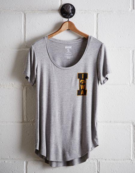 Tailgate Women's Iowa Scoop Neck Tee