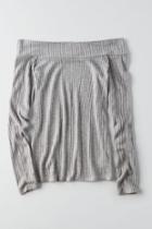 American Eagle Outfitters Ae Plush Off-the-shoulder T-shirt