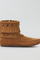 American Eagle Outfitters Minnetonka Double Fringe Side Zip Boot