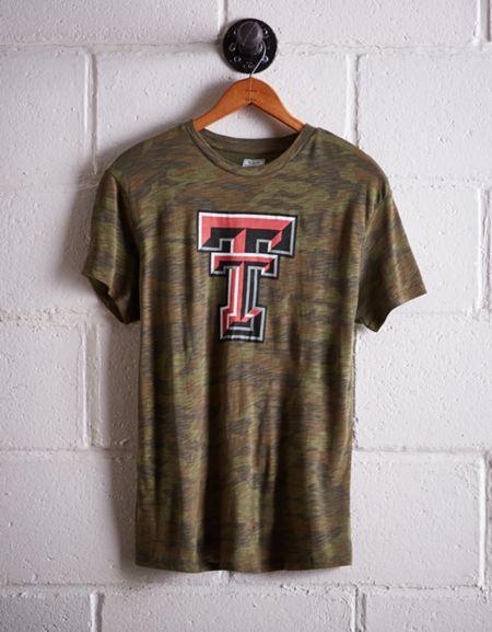 Tailgate Women's Texas Tech Camo Boyfriend Tee