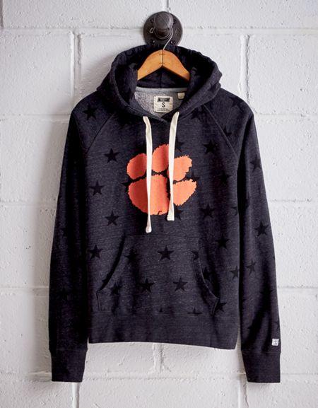 Tailgate Women's Clemson Terry Fleece Star Hoodie