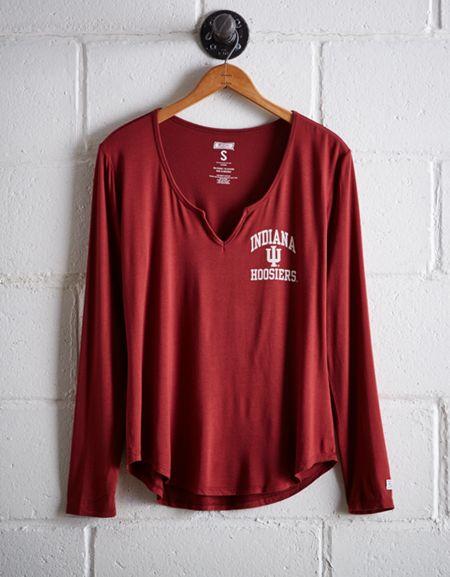 Tailgate Women's Indiana Split Neck T-shirt