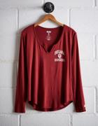 Tailgate Women's Indiana Split Neck T-shirt