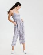 American Eagle Outfitters Ae Smocked Culotte Jumpsuit